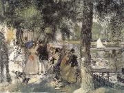Pierre Auguste Renoir Bath in the Seine River painting